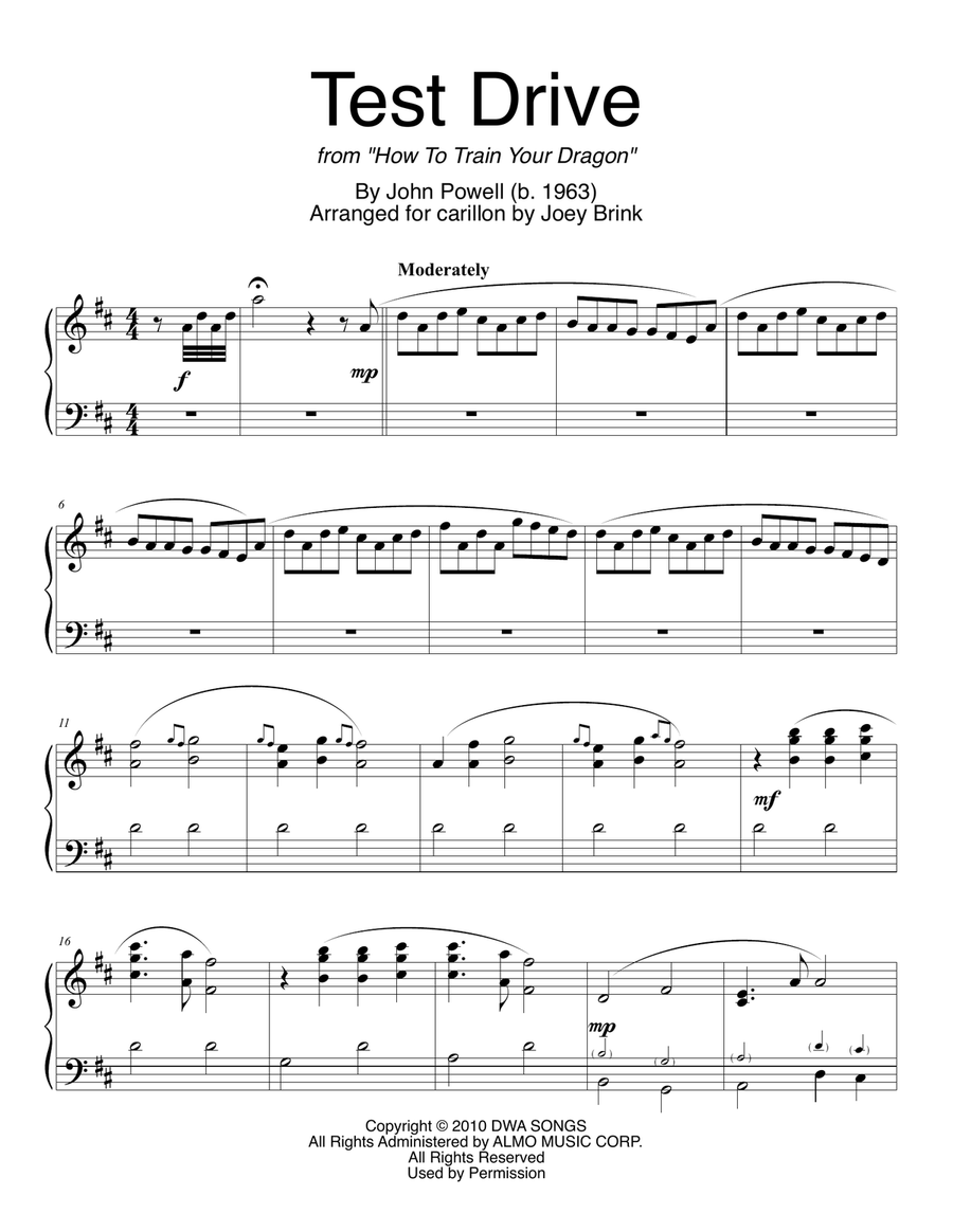 Test Drive Part scores gallery preview page 1