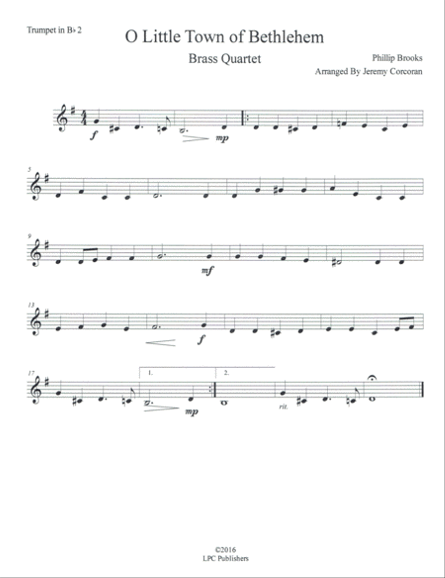 5 Christmas Carols for Brass Quartet Brass Quartet scores gallery preview page 5