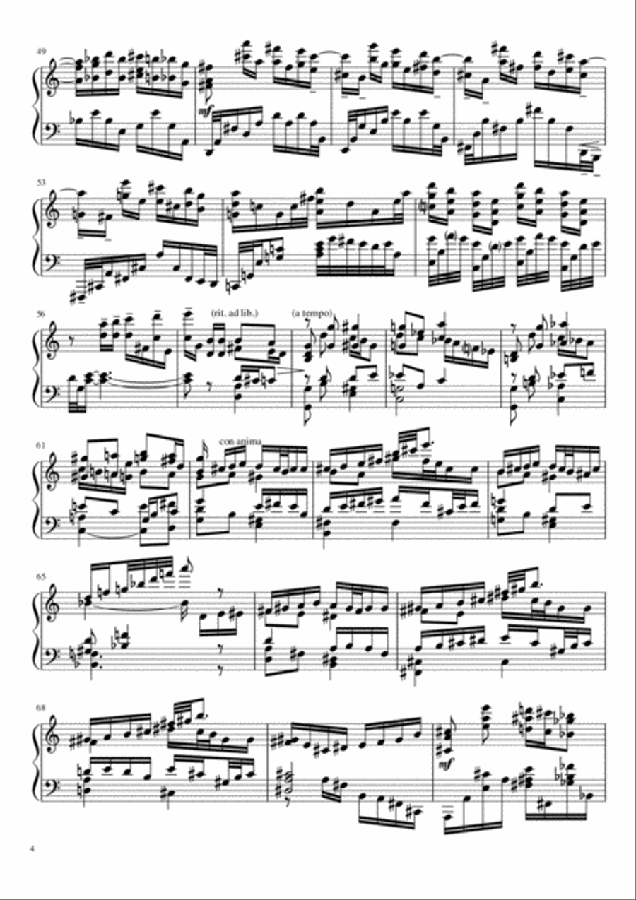 Legend №8 Piano Solo scores gallery preview page 4