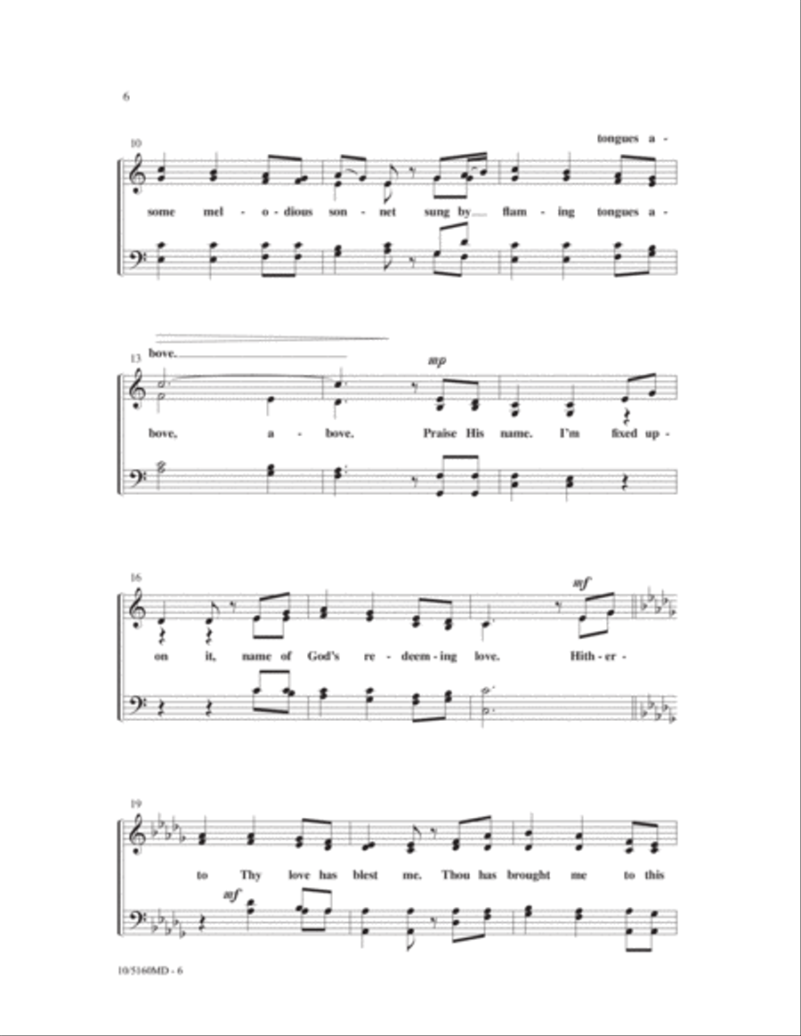 Four-part Hymns: A Cappella 4-Part scores gallery preview page 5