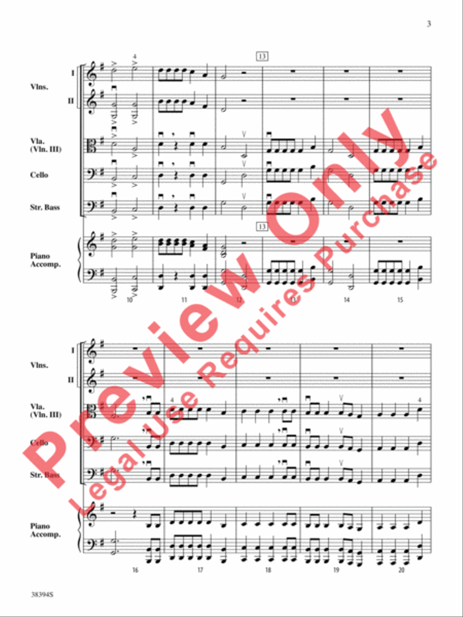 A House in Holland A House in Holland String Orchestra scores gallery preview page 4