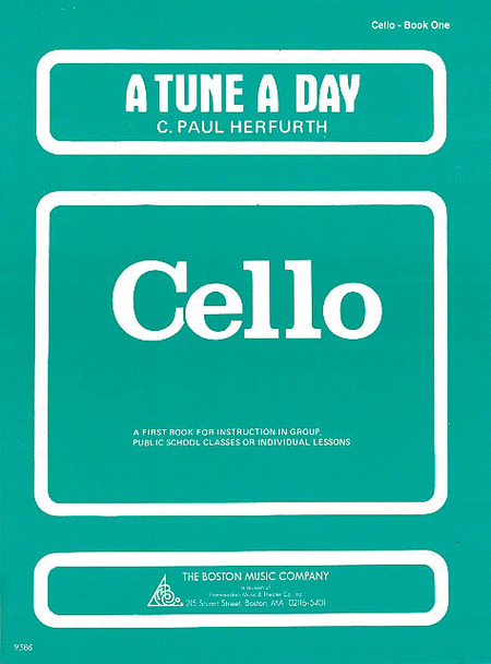 A Tune A Day, Cello, Book 1