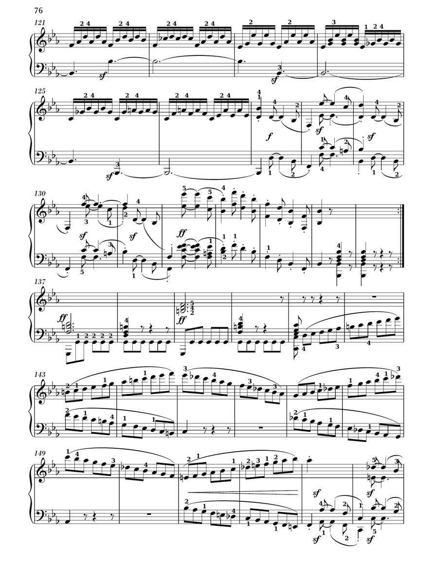 Piano Sonata No. 4 In E-flat Major, Op. 7 Piano Solo scores gallery preview page 5