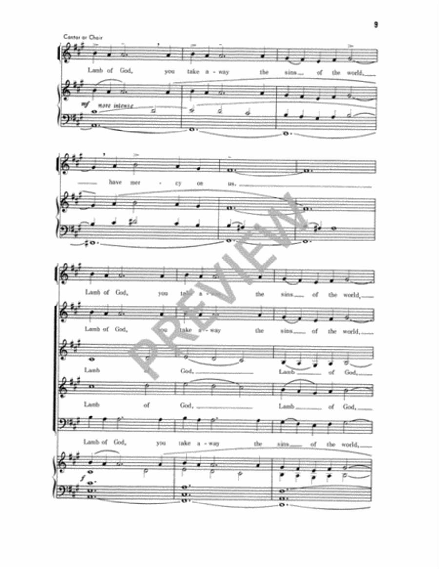 Communion Rite Communion Rite 4-Part scores gallery preview page 10
