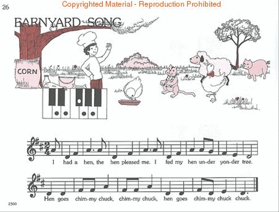 Kinder-Keyboard Kinder-Keyboard Piano Method scores gallery preview page 3