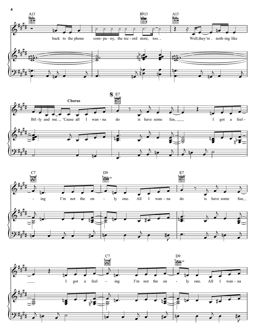 All I Wanna Do Acoustic Guitar scores gallery preview page 4