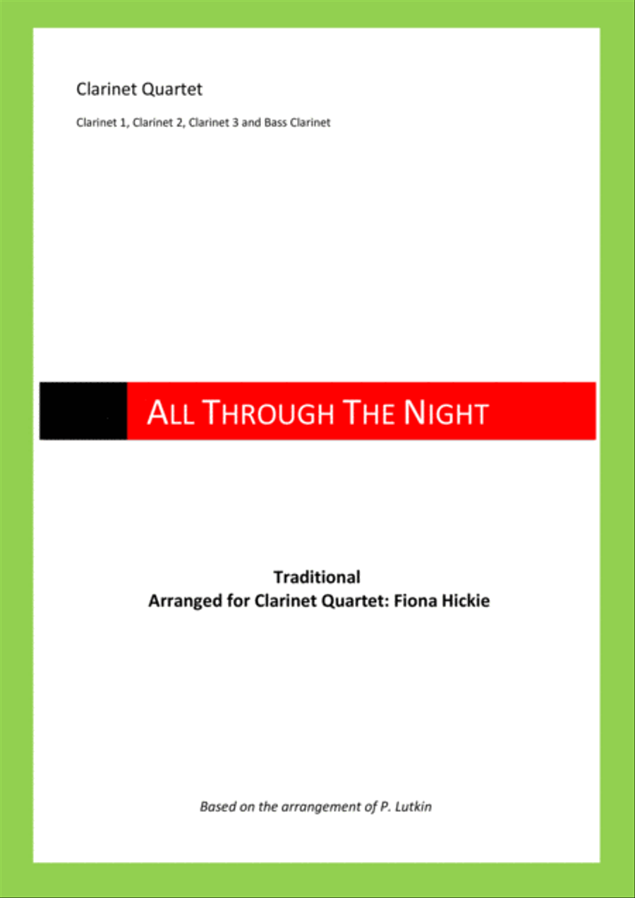 Book cover for All Through The Night