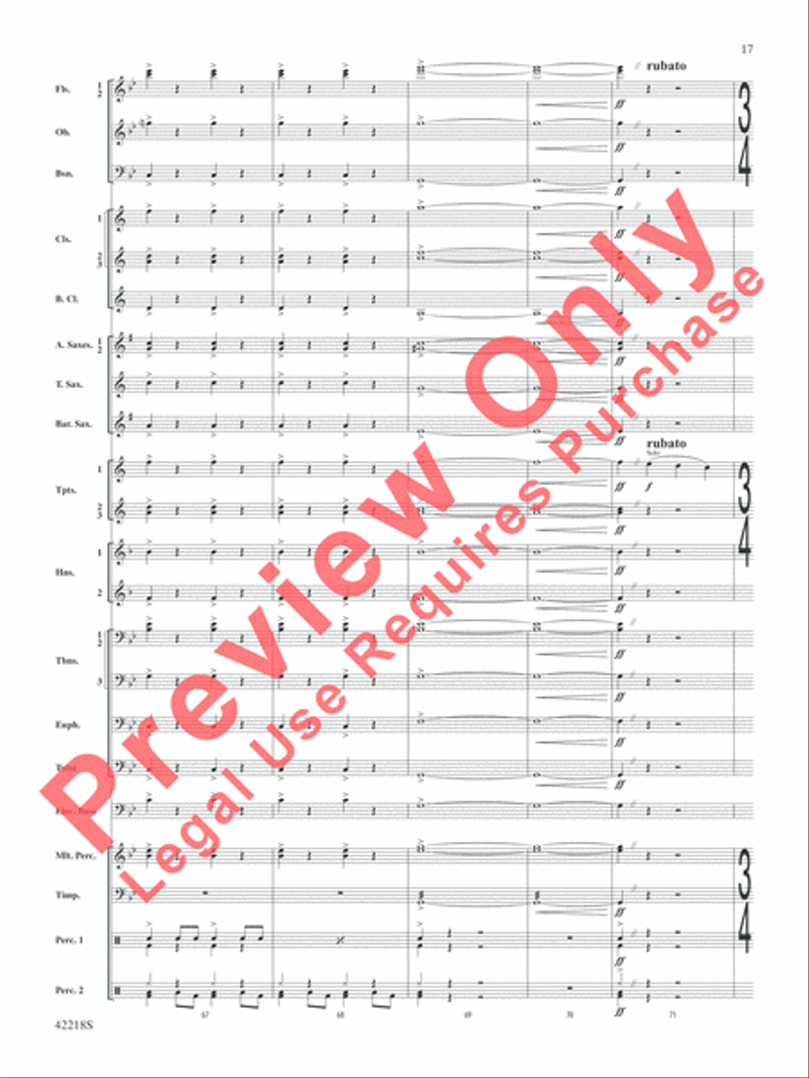 Tower of Power Greatest Hits Concert Band scores gallery preview page 18