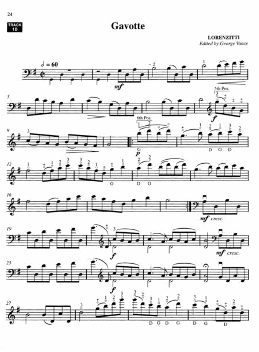 Progressive Repertoire for the Double Bass - Volume 3 Double Bass scores gallery preview page 2