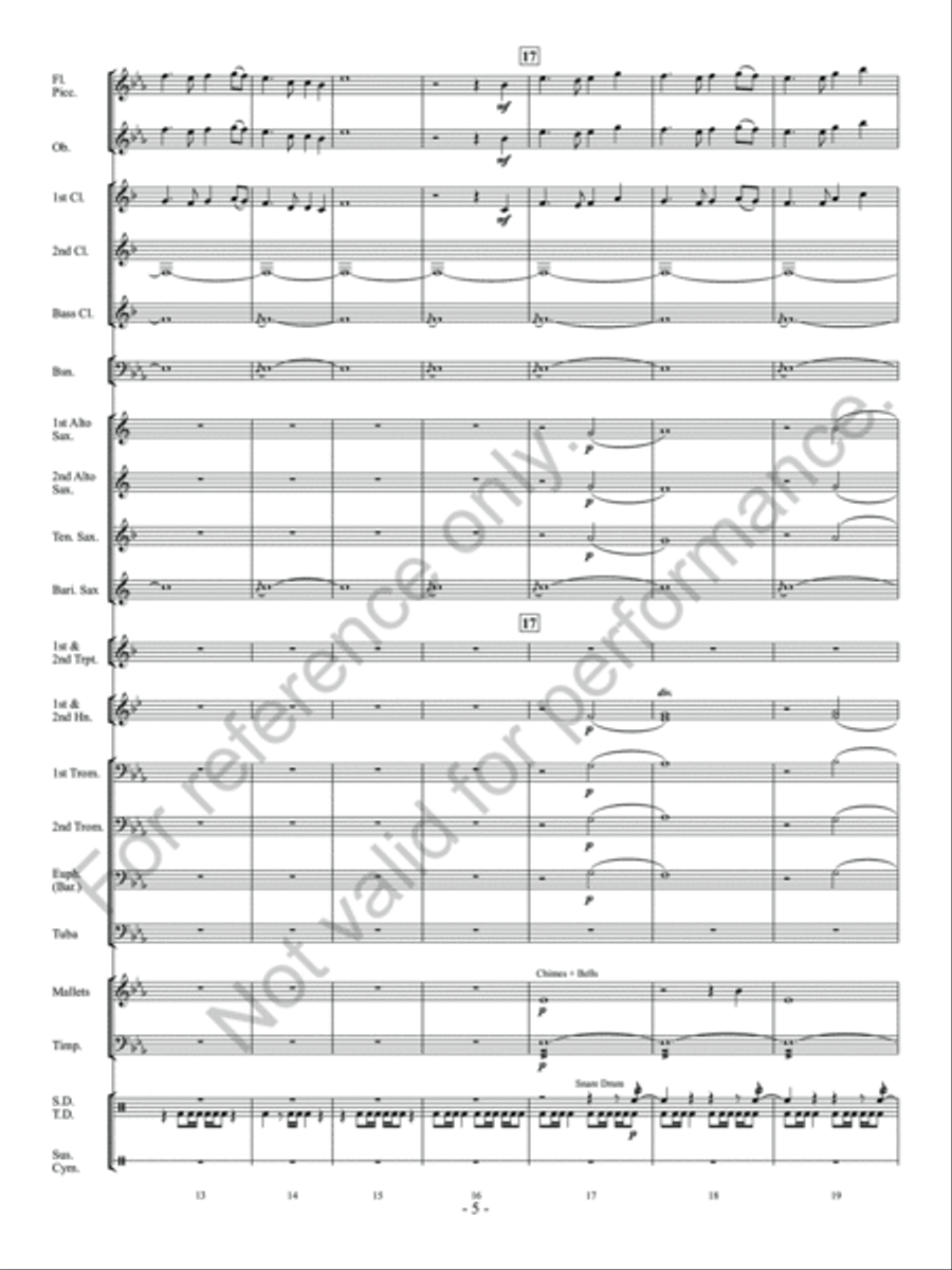 Auld Lang Syne Auld Lang Syne Concert Band scores gallery preview page 6