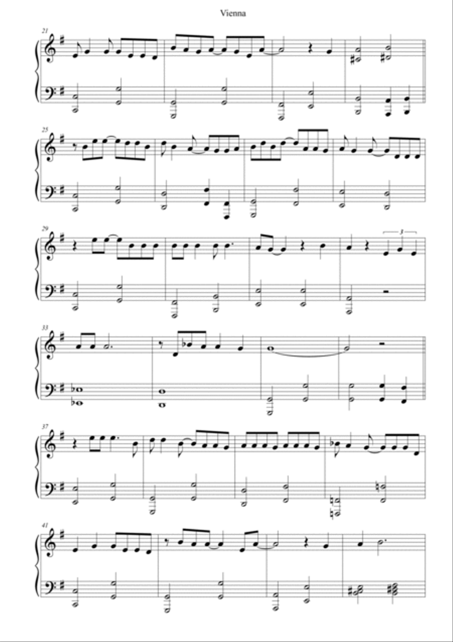 Vienna Easy Piano scores gallery preview page 2