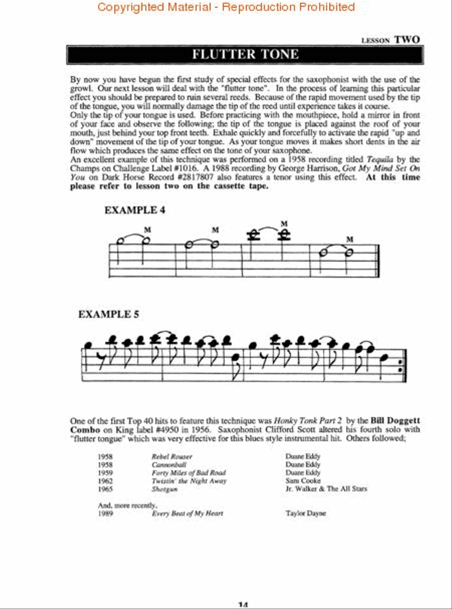 Rock & Roll Sax Rock & Roll Sax Saxophone scores gallery preview page 2