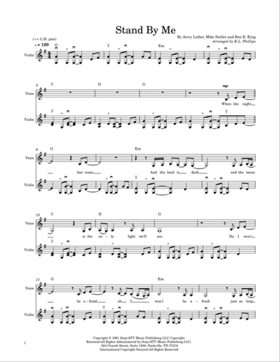 Stand By Me Stand By Me Piano scores gallery preview page 2