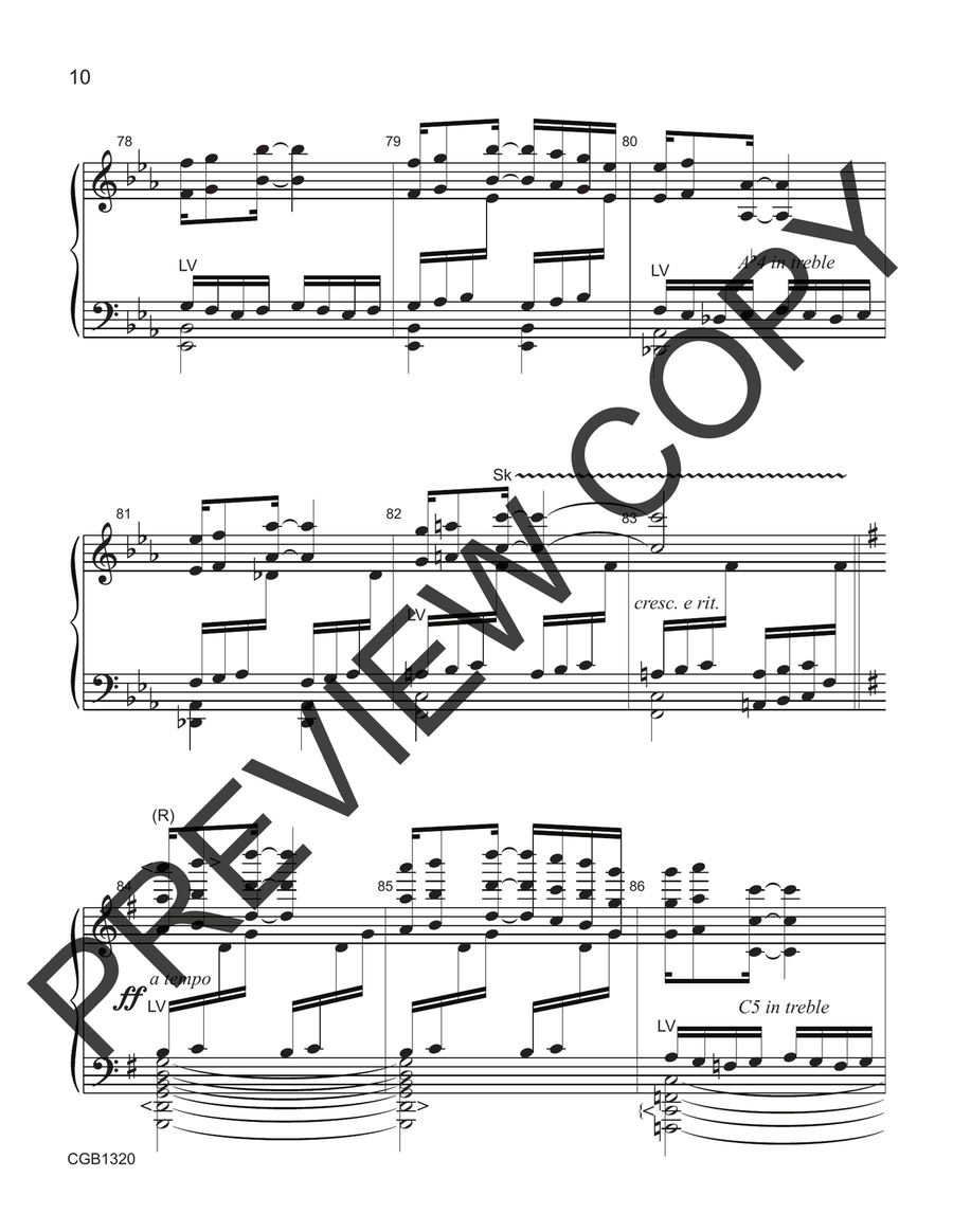 Aurora Aurora Handbell Choir scores gallery preview page 9