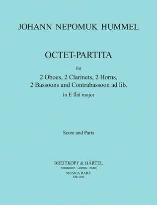 Book cover for Octet-Partita in E flat major