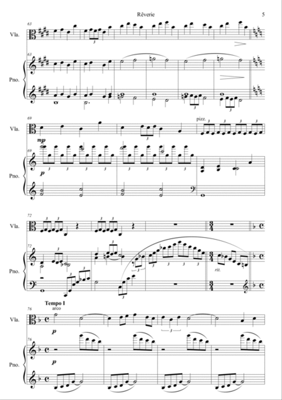 Reverie Viola scores gallery preview page 5