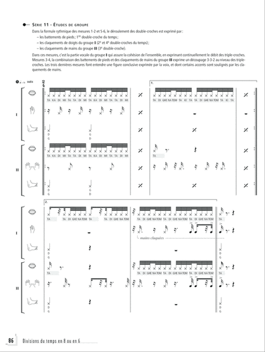 Les Cahiers du rythme - Volume 2: Binaire, ternaire et claves Score scores gallery preview page 6
