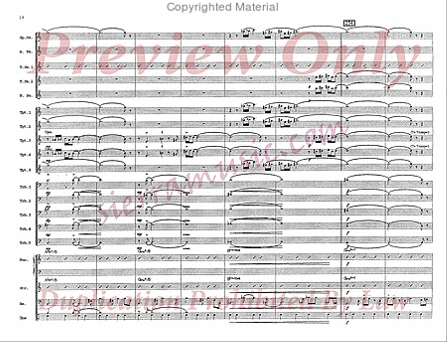Temple Street Temple Street Jazz Ensemble scores gallery preview page 29