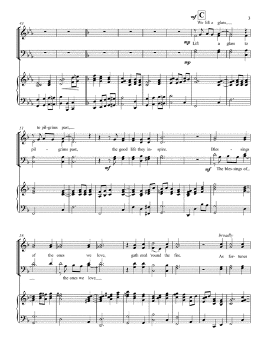 Living Thanksgiving Living Thanksgiving 4-Part scores gallery preview page 3