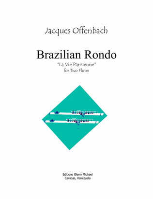 Book cover for Brazilian Rondo for Two Flutes