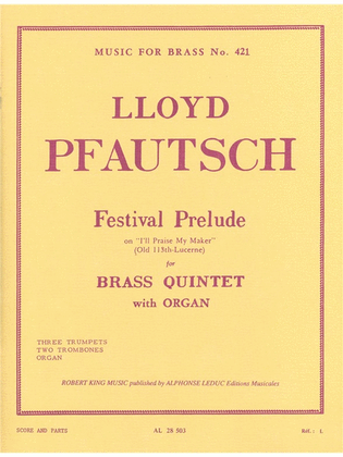 Festival Prelude (sextet-brass)