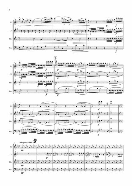 The Barber of Seville - Overture - Wind QuartetR image number null
