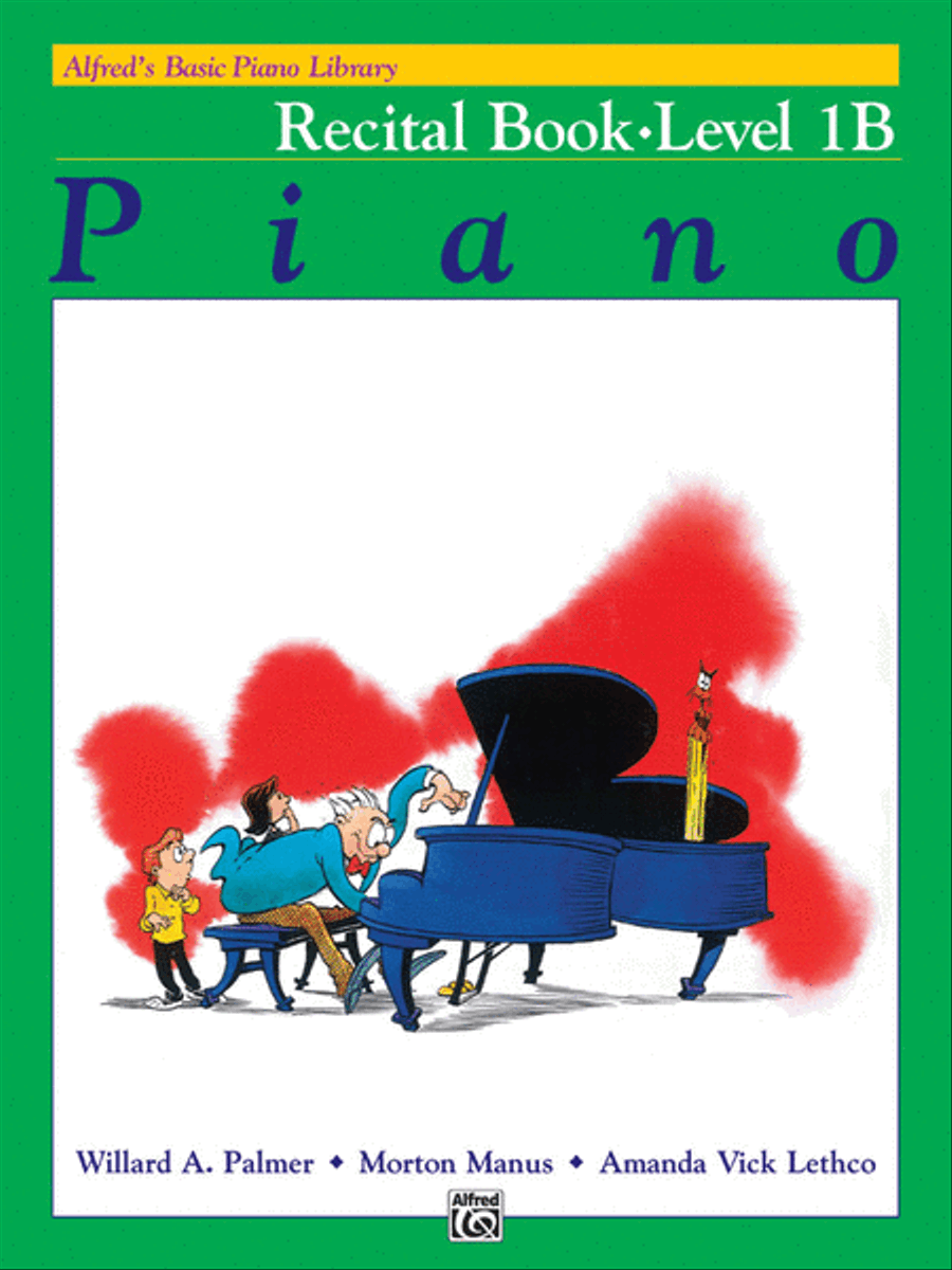 Book cover for Alfred's Basic Piano Course Recital Book, Level 1B