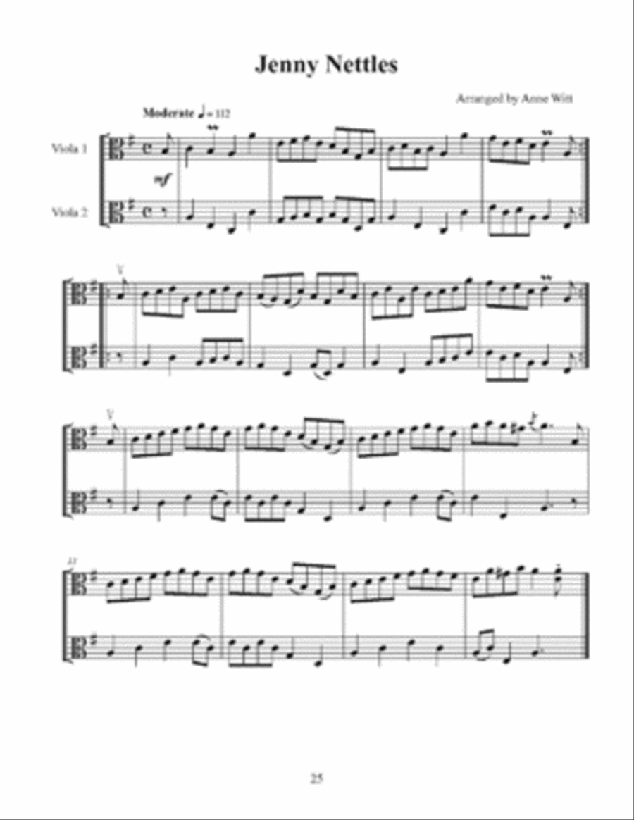 Scottish Melodies for Two Violas Voice scores gallery preview page 3
