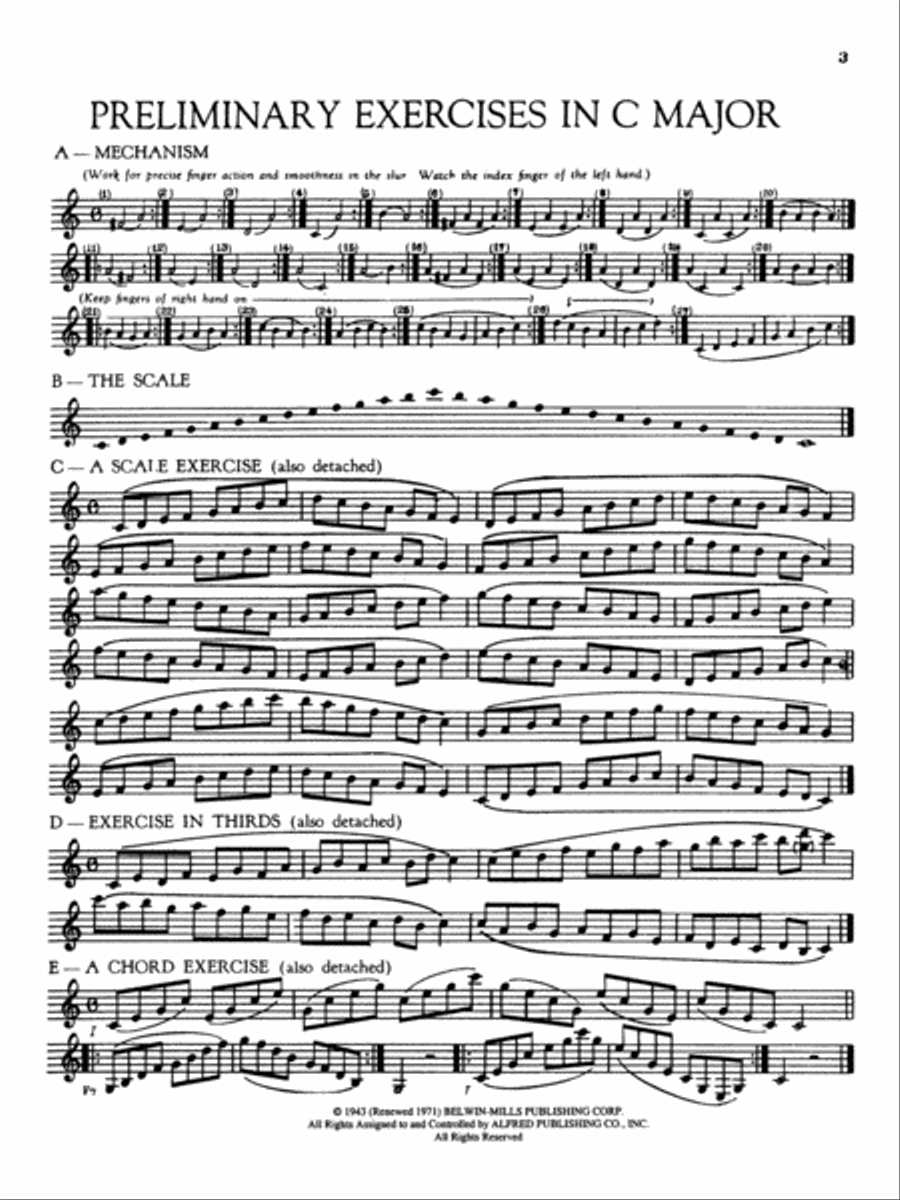 Practical Studies for Clarinet, Book 1 Clarinet scores gallery preview page 2