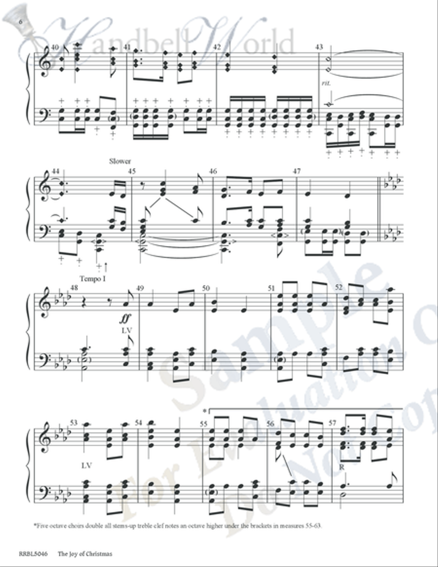 Joy of Christmas Joy of Christmas 5-Octaves scores gallery preview page 5