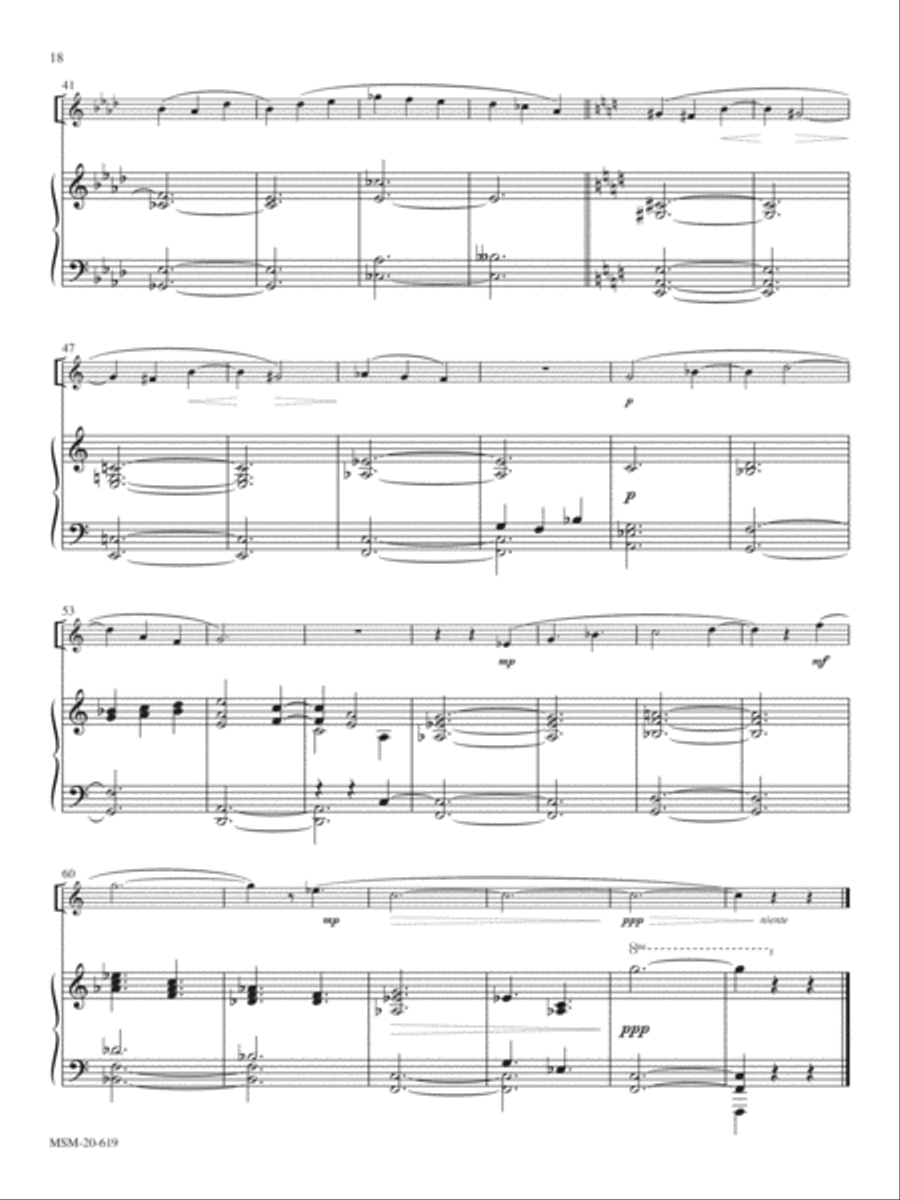Lament (Piano Accompaniment Version) Piano Accompaniment scores gallery preview page 3