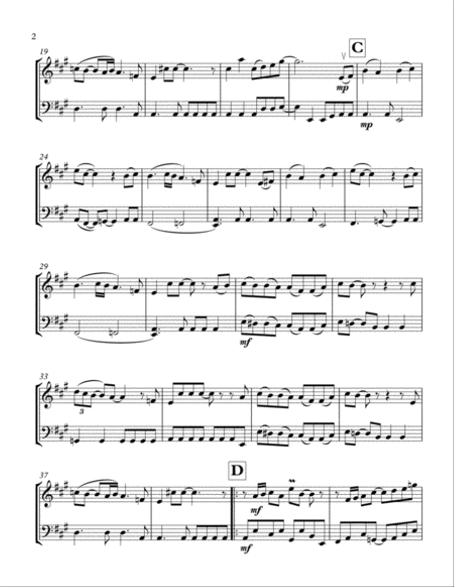 In My Life String Duet scores gallery preview page 3