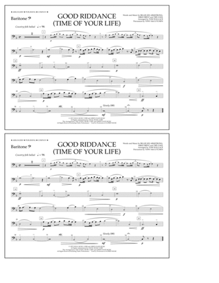 Good Riddance (Time of Your Life) - Baritone B.C.