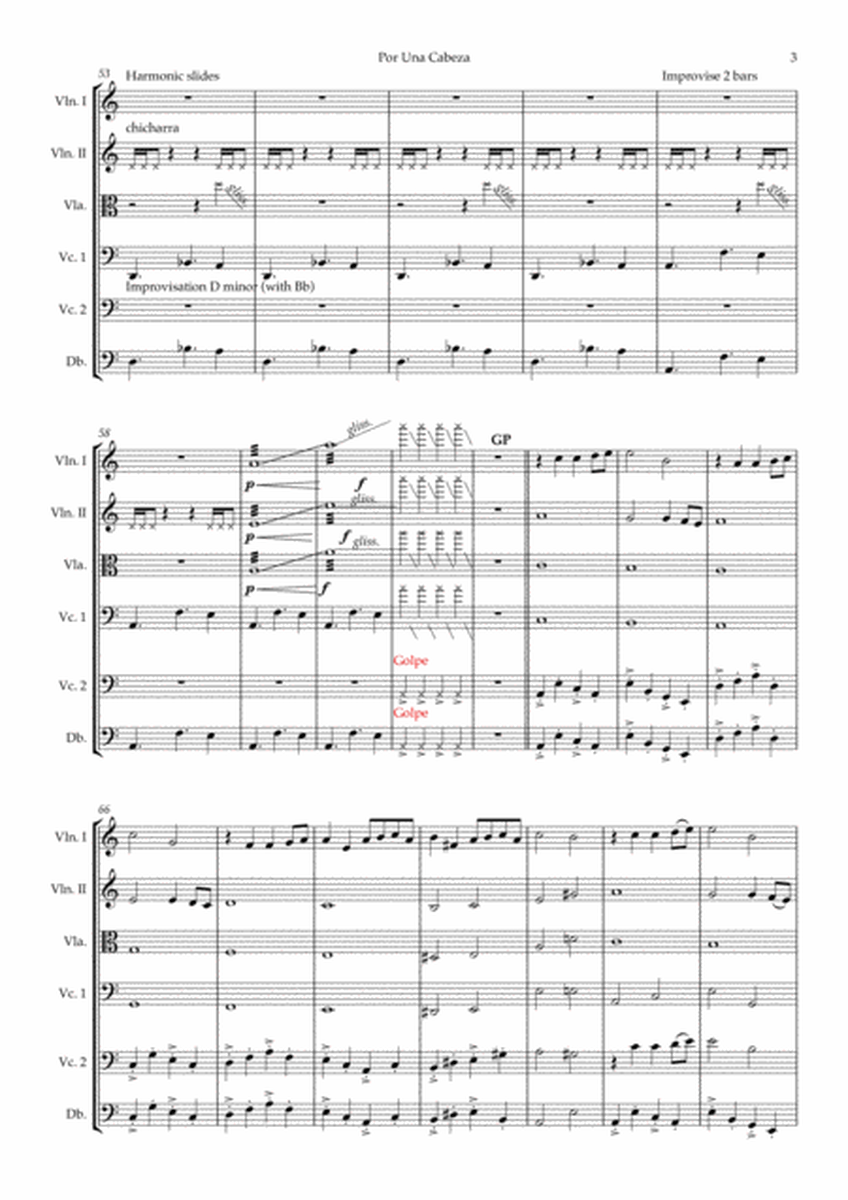 Carlos Gardel - Por Una Cabeza - String Orchestra image number null