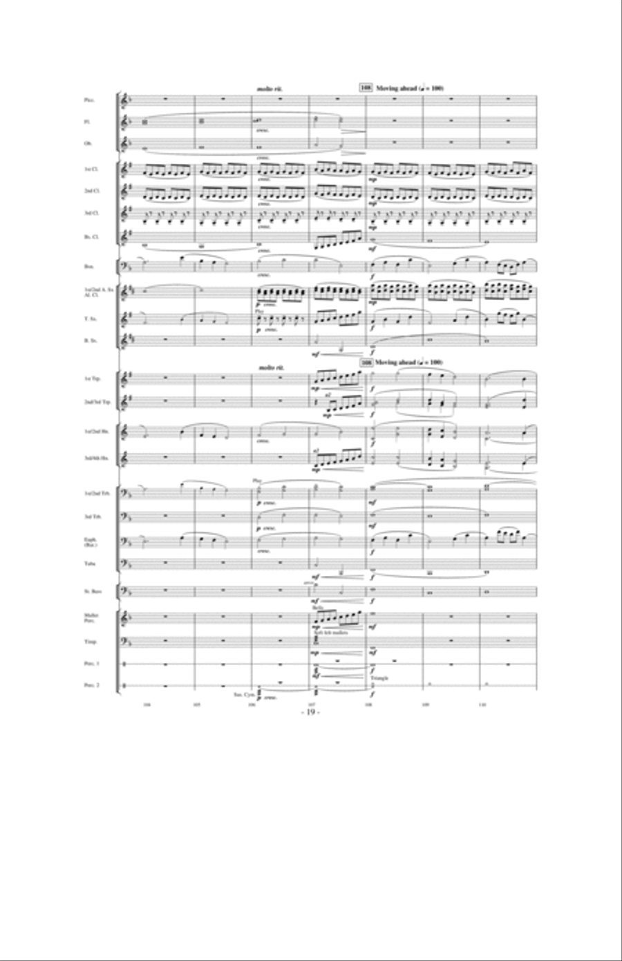 Moonscape Concert Band scores gallery preview page 18