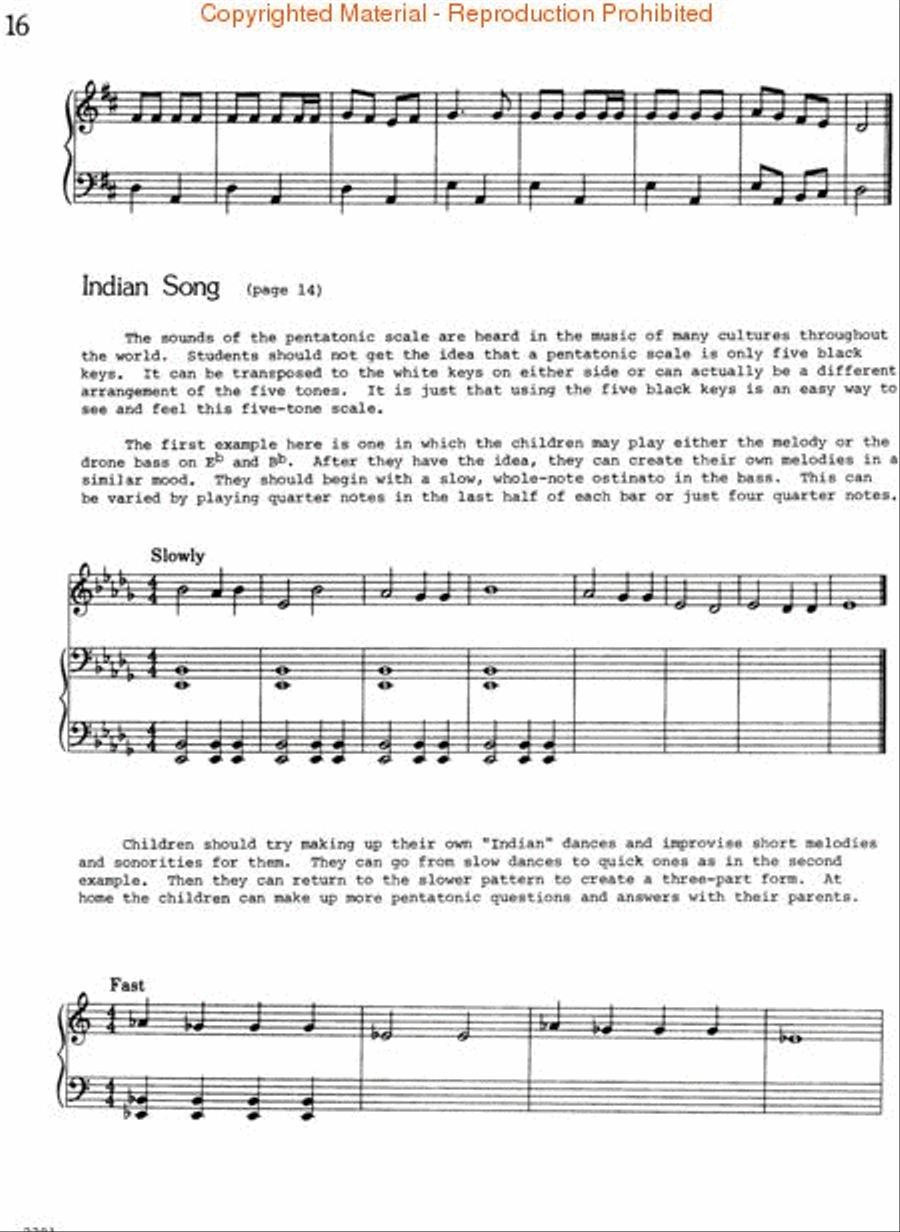 Kinder-Keyboard - Teacher's Manual Piano Method scores gallery preview page 3