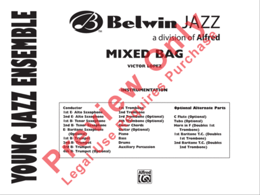 Mixed Bag Jazz Ensemble scores gallery preview page 2
