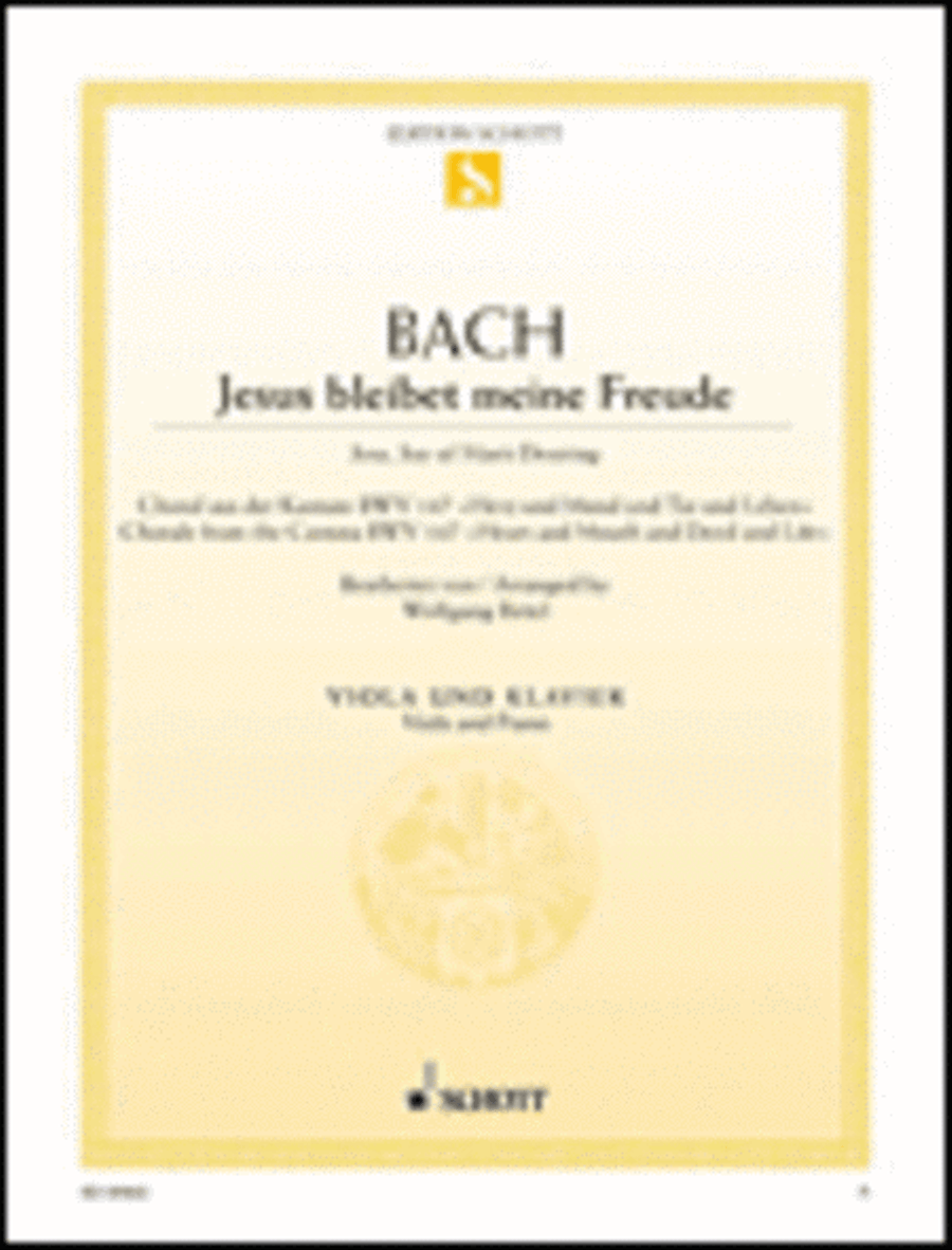 Jesu, Joy of Man's Desiring, BWV 147 Piano Accompaniment scores gallery preview page 1