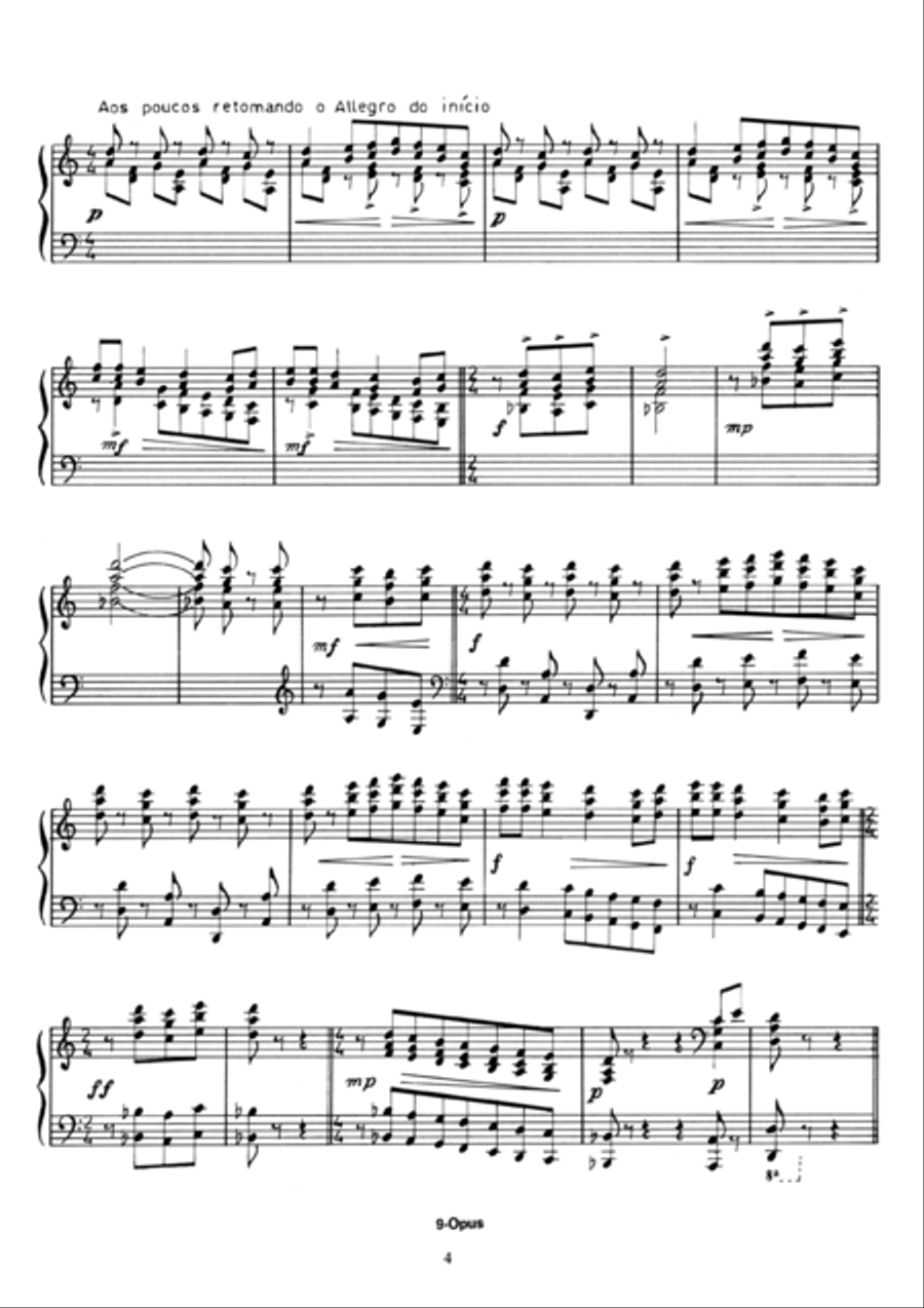 Suite n.3 Piano Solo scores gallery preview page 6
