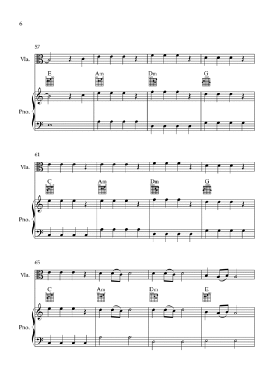 Flowers Viola scores gallery preview page 6