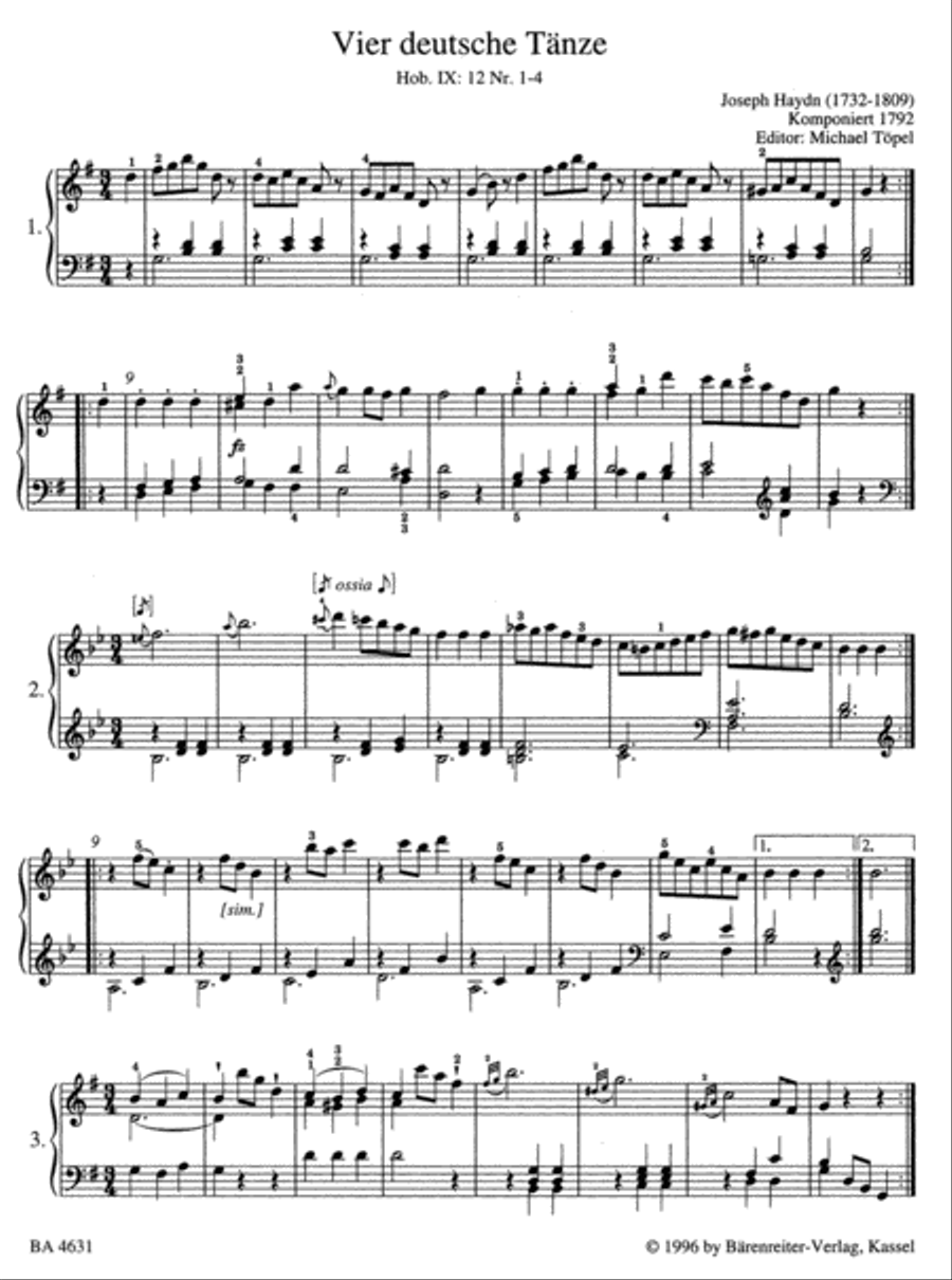 Leichte Klavierstuecke und Taenze Piano Solo scores gallery preview page 2
