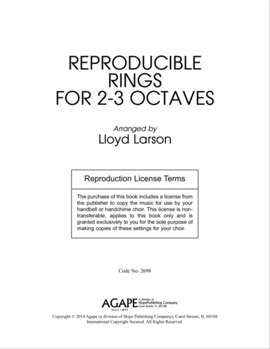 Reproducible Rings for 2-3 Octaves 3-Octaves scores gallery preview page 4