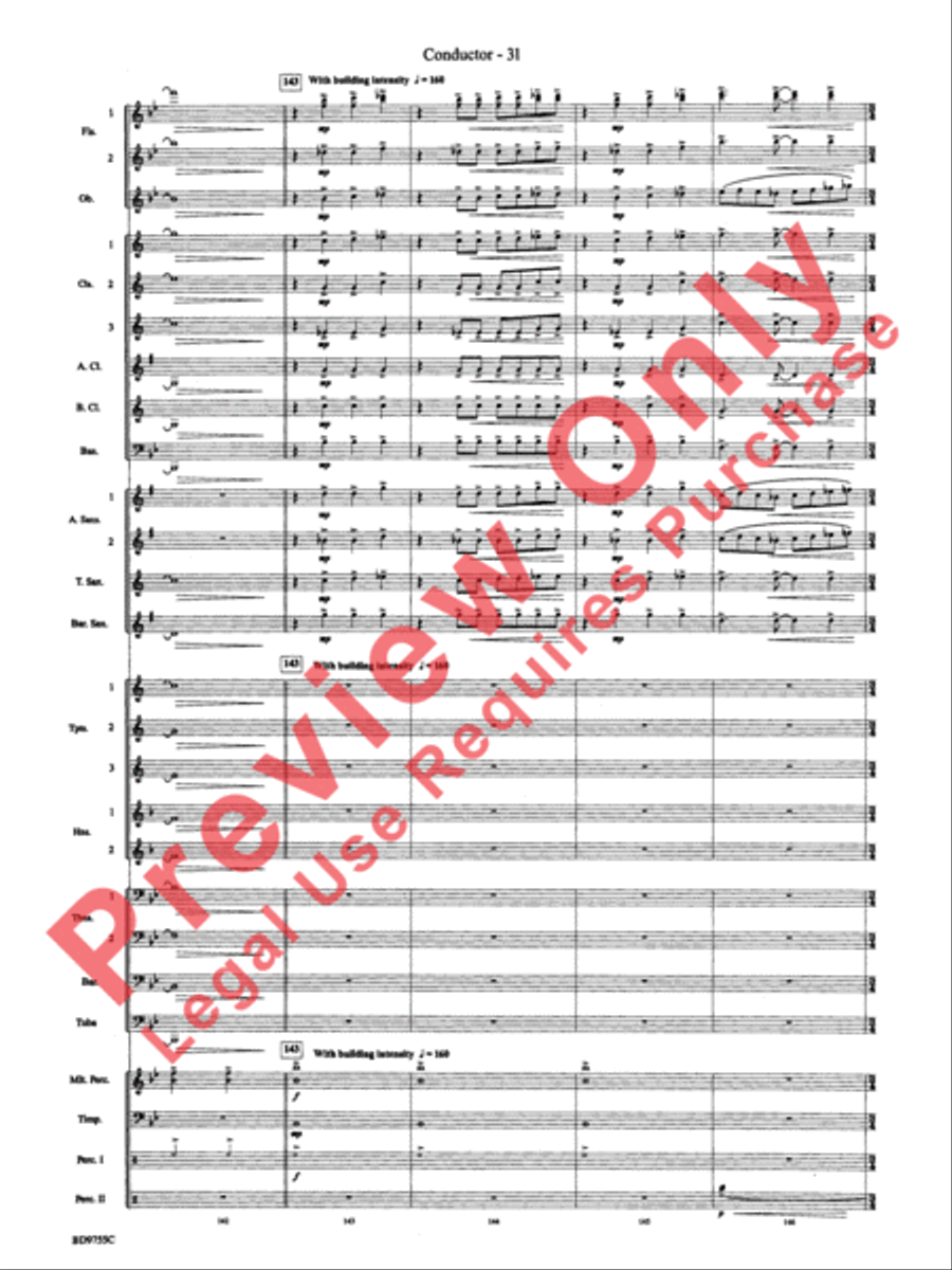 The Maelstrom Concert Band scores gallery preview page 34