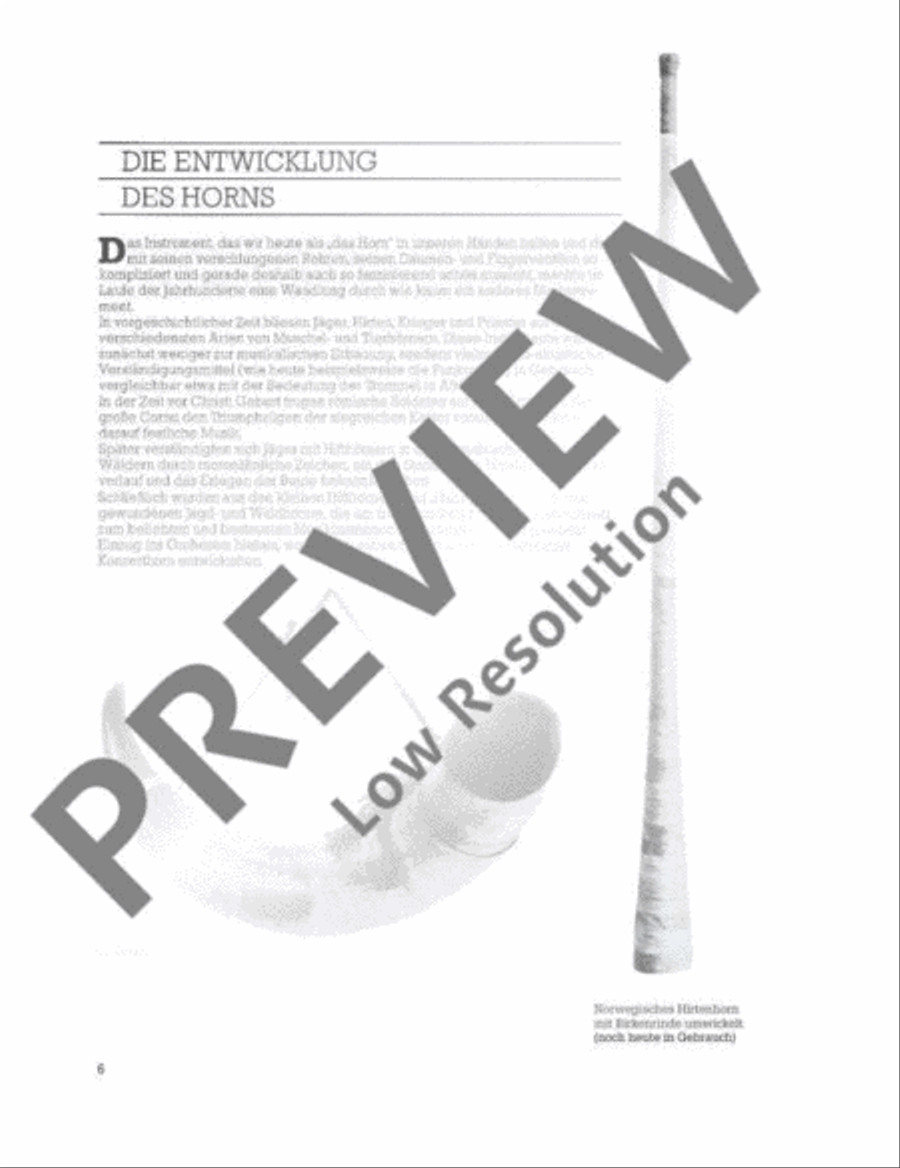 Horn-Schule Horn scores gallery preview page 7