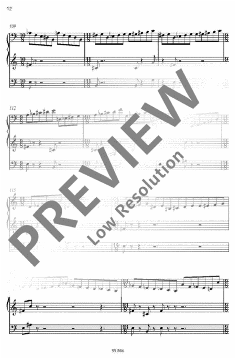 Sonate en trio No. 3 Organ scores gallery preview page 11