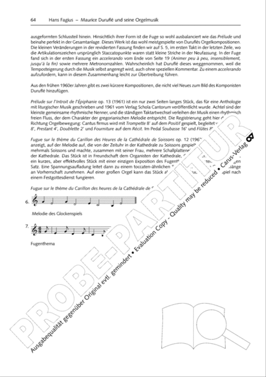 Orgelschule zur historischen Auffuhrungspraxis Organ Solo scores gallery preview page 65