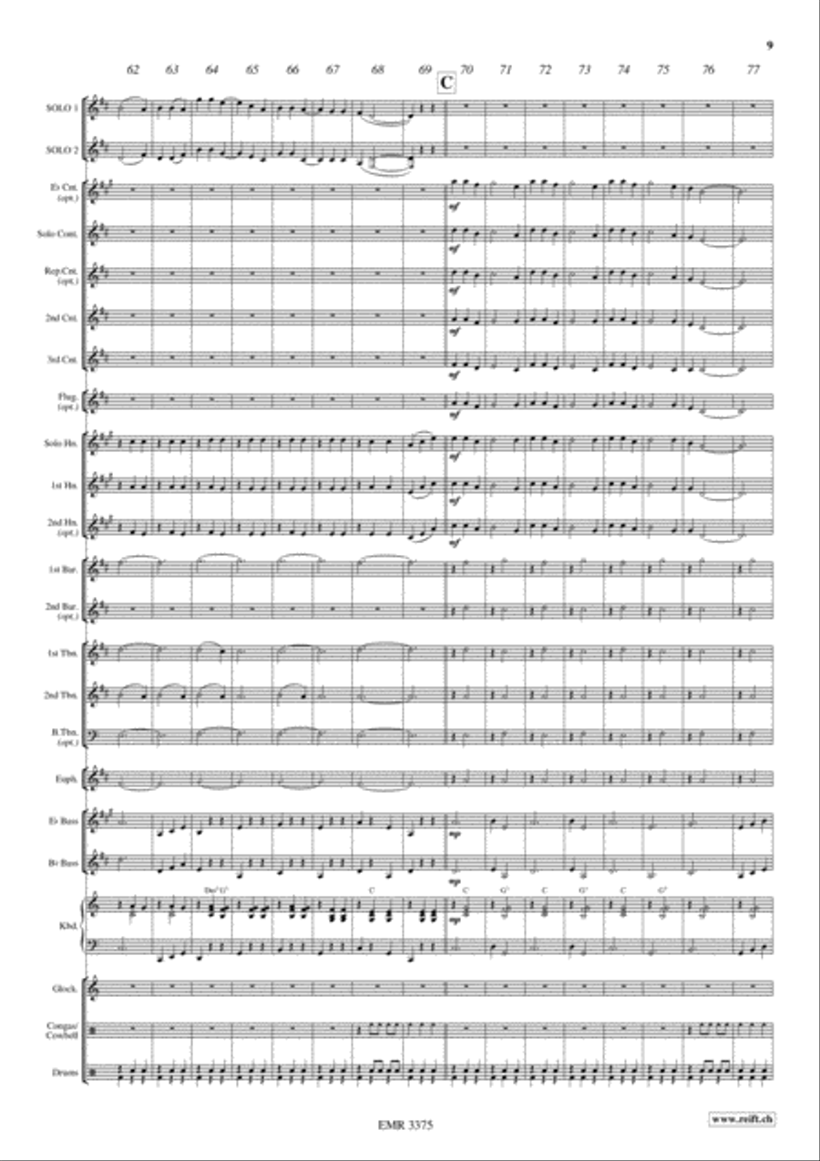 Latin Lover Brass Band scores gallery preview page 10