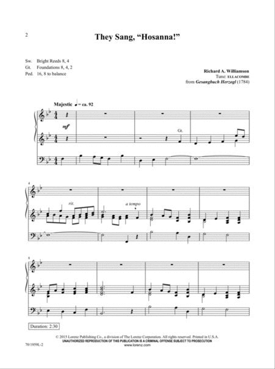 The Organist's Library, Vol. 59 Organ Solo scores gallery preview page 2