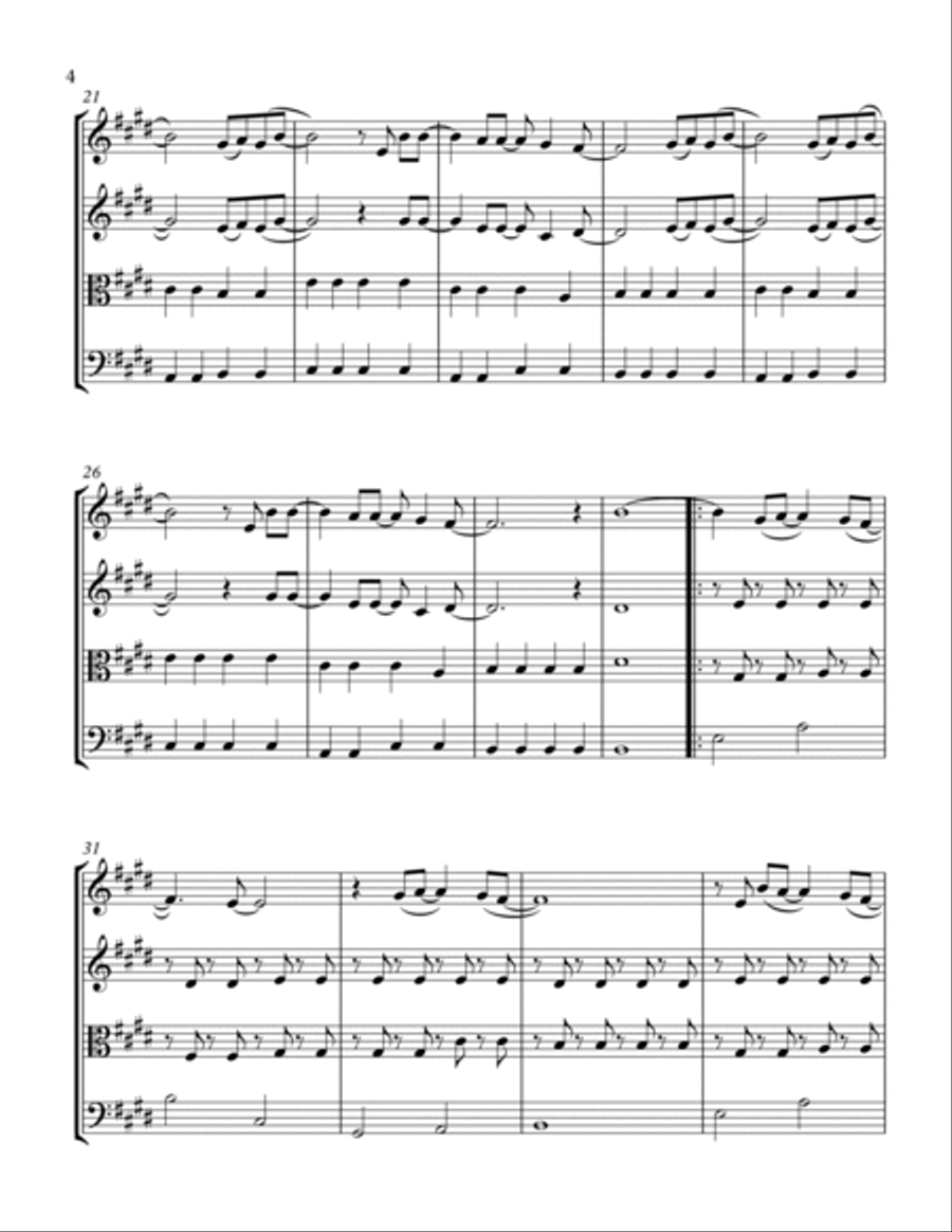 At The Cross String Quartet scores gallery preview page 6