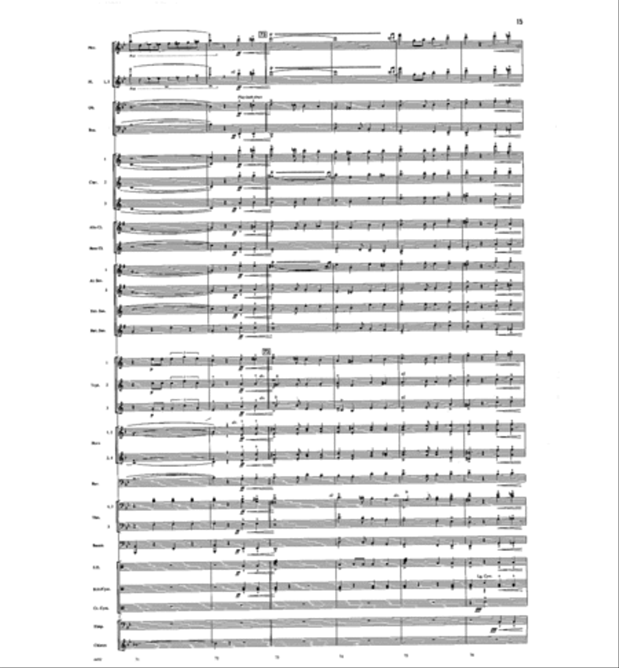 The Chimes of Liberty Concert Band scores gallery preview page 13